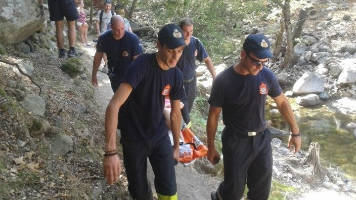 Σφακιά: Επιχείρηση διάσωσης για τουρίστρια στο φαράγγι της Αράδαινας